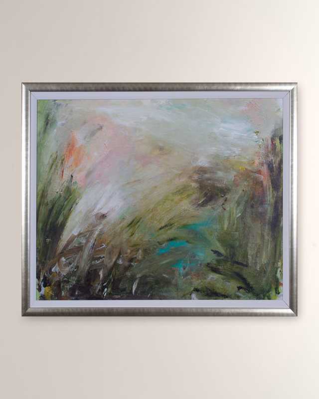 "Summer Walk" Framed Giclee on Canvas